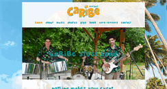 Desktop Screenshot of caribesteelband.com